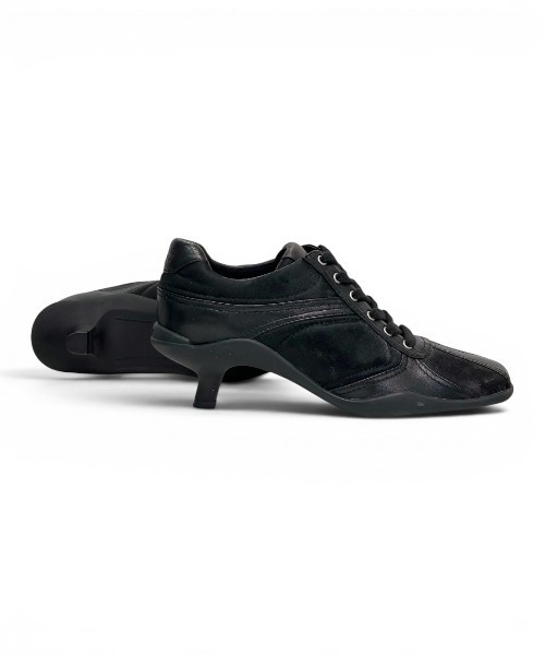 ASH（アッシュ）の「アッシュ【RAGWORT】レースアップパンプス ブーティー ハイブリットシューズ ブラック 6.5cmヒール（パンプス・レディース・ブラック・37/36/35/39/38）」の8枚目の写真