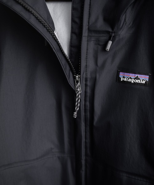patagonia(パタゴニア)の「Patagonia パタゴニア M'S TORRENTSHELL 3L RAIN JKT トレントシェルレインジャケット/ツバ付きマウンテンパーカー(マウンテンパーカー・メンズ・ブルー/ブラック・S/XL/L/M)」の6枚目の写真