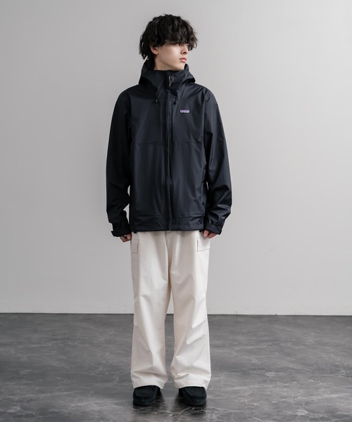 patagonia(パタゴニア)の「Patagonia パタゴニア M'S TORRENTSHELL 3L RAIN JKT トレントシェルレインジャケット/ツバ付きマウンテンパーカー(マウンテンパーカー・メンズ・ブルー/ブラック・S/XL/L/M)」の21枚目の写真