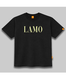 LAMOロゴ 半袖Tシャツ 男女共用 ビッグサイズ
