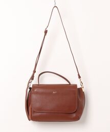 【BEAURE】カウレザー 2wayフラップショルダーバッグ B-26330