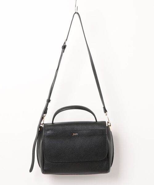 Beau're(ヴュレ)の「【BEAURE】カウレザー 2wayフラップショルダーバッグ B-26330(ショルダーバッグ・レディース・ブラウン/ライトイエロー/グレイッシュベージュ/ワイン/アイボリー/ブラック・FREE)」の1枚目の写真