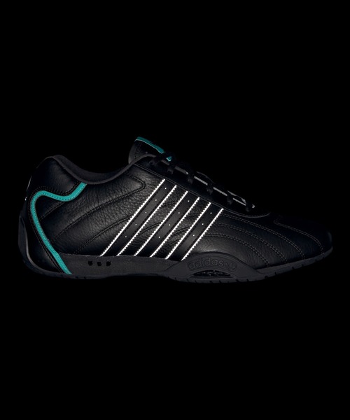 adidas(アディダス)の「アディレーサー ロー Mercedes-AMG PETRONAS F1チーム / ADIRACER LO Mercedes-AMG PETRONAS F1 TEAM / アディダス adidas(スニーカー・メンズ・ブラック・22.5cm/23.0cm/23.5cm/24.0cm/24.5cm/25.0cm/25.5cm/26.0cm/26.5cm/27.0cm/27.5cm/28.0cm/28.5cm/29.0cm)」の9枚目の写真