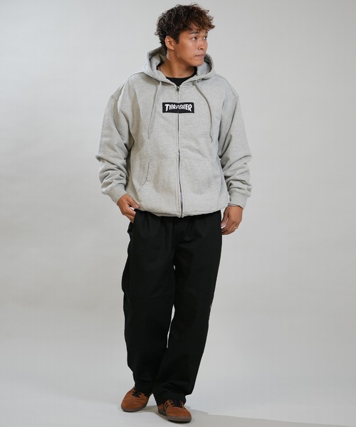 THRASHER(スラッシャー)の「【ムラサキスポーツ限定】THRASHER/スラッシャー ジップアップ パーカー 264TH1PK101(パーカー・メンズ・ヘザーグレー/ブラック/ブルー・M/L/XL)」の11枚目の写真