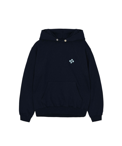 WAVE HOODIE / navy — худи волна, тёмно‑синий