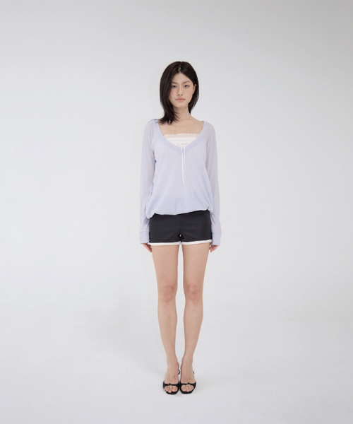 BELLIALEU(ベルリアル)の「FRILL SHORTS BLACK(その他パンツ・レディース・その他・FREE)」の1枚目の写真