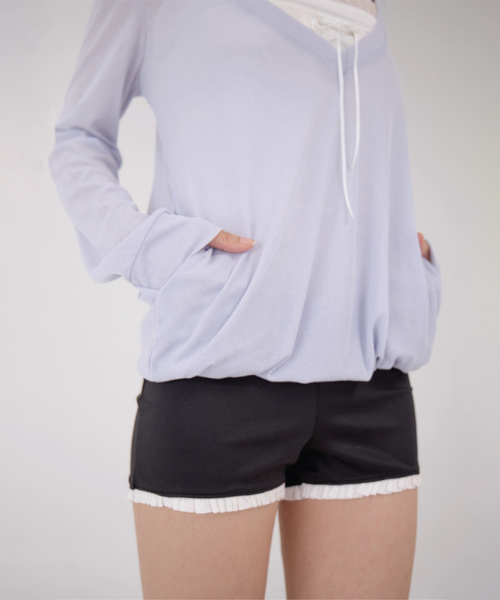 BELLIALEU(ベルリアル)の「FRILL SHORTS BLACK(その他パンツ・レディース・その他・FREE)」の4枚目の写真