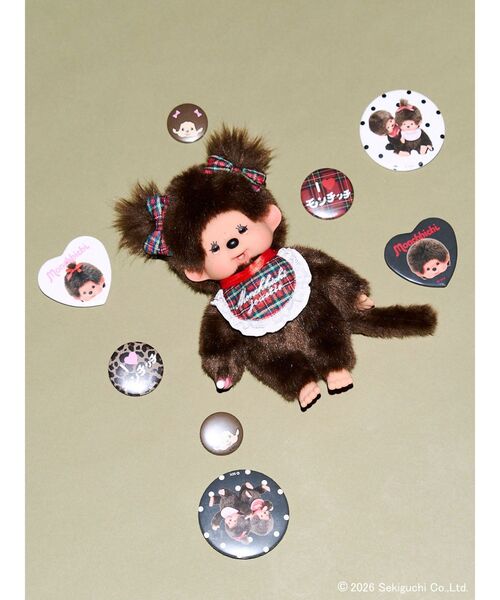 jouetie(ジュエティ)の「【monchhichi×jouetie】ジュエチッチ チェッカーキーチェーン(その他雑貨・レディース・ブラウン・FREE)」の4枚目の写真