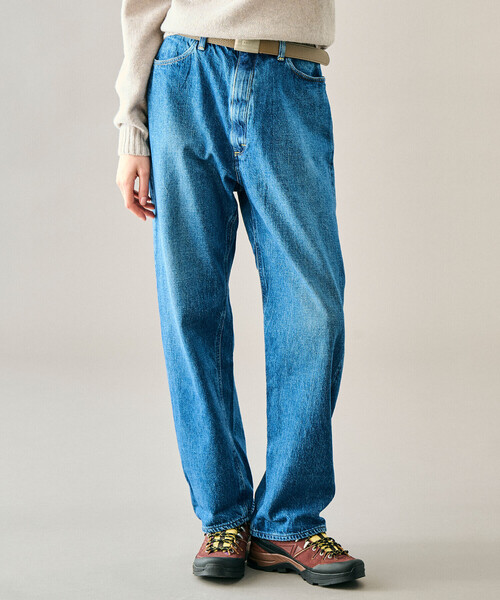 orSlow(オアスロウ)の「orSlow | HIGH WAIST SELVEDGE DENIM PANTS USED WOMEN(デニムパンツ・レディース・ブルー・2/1)」の2枚目の写真