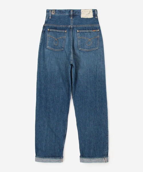orSlow(オアスロウ)の「orSlow | HIGH WAIST SELVEDGE DENIM PANTS USED WOMEN(デニムパンツ・レディース・ブルー・2/1)」の4枚目の写真