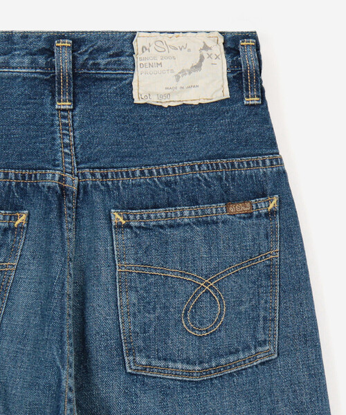 orSlow(オアスロウ)の「orSlow | HIGH WAIST SELVEDGE DENIM PANTS USED WOMEN(デニムパンツ・レディース・ブルー・2/1)」の6枚目の写真