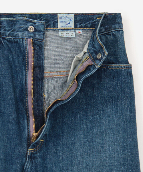 orSlow(オアスロウ)の「orSlow | HIGH WAIST SELVEDGE DENIM PANTS USED WOMEN(デニムパンツ・レディース・ブルー・2/1)」の7枚目の写真