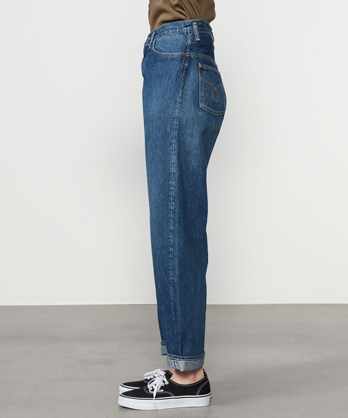 orSlow(オアスロウ)の「orSlow | HIGH WAIST SELVEDGE DENIM PANTS USED WOMEN(デニムパンツ・レディース・ブルー・2/1)」の10枚目の写真