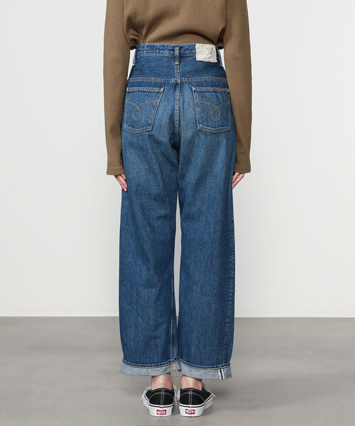 orSlow(オアスロウ)の「orSlow | HIGH WAIST SELVEDGE DENIM PANTS USED WOMEN(デニムパンツ・レディース・ブルー・2/1)」の11枚目の写真