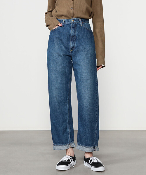 orSlow(オアスロウ)の「orSlow | HIGH WAIST SELVEDGE DENIM PANTS USED WOMEN(デニムパンツ・レディース・ブルー・2/1)」の12枚目の写真