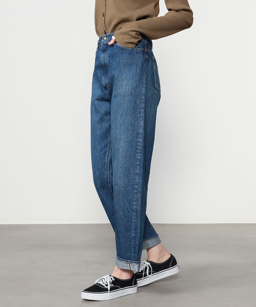 orSlow(オアスロウ)の「orSlow | HIGH WAIST SELVEDGE DENIM PANTS USED WOMEN(デニムパンツ・レディース・ブルー・2/1)」の13枚目の写真