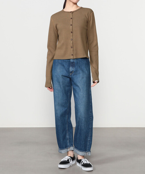orSlow(オアスロウ)の「orSlow | HIGH WAIST SELVEDGE DENIM PANTS USED WOMEN(デニムパンツ・レディース・ブルー・2/1)」の14枚目の写真