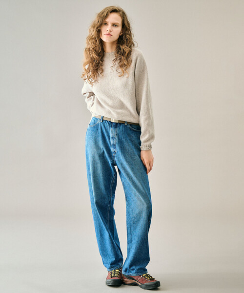 orSlow(オアスロウ)の「orSlow | HIGH WAIST SELVEDGE DENIM PANTS USED WOMEN(デニムパンツ・レディース・ブルー・2/1)」の18枚目の写真