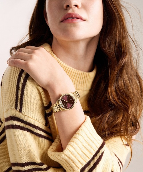 FOSSIL（フォッシル）の「フォッシル 腕時計 レディース アナログ ステンレス ES5514（アナログ腕時計・レディース・ゴールド・FREE）」の2枚目の写真