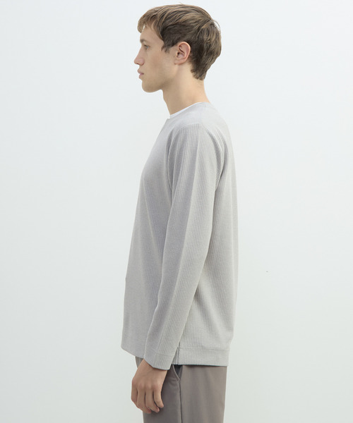 MEN'S MELROSE(メンズメルローズ)の「リンクスストライプカノコ キーネックTシャツ(Tシャツ/カットソー・メンズ・ブラック/ネイビー/グレー・4/3/2)」の20枚目の写真