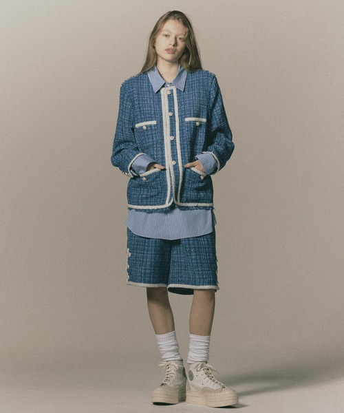 DISCOVERED(ディスカバード)の「HOMMAGE SHORTS(その他パンツ・メンズ・ブラック/ブルー・1/3)」の3枚目の写真