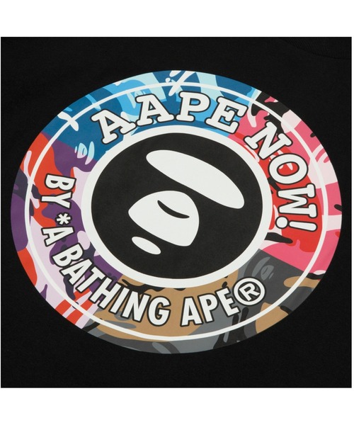 AAPE BY A BATHING APE(エーエイプバイアベイシングエイプ)の「AAPE ONLINE EXCLUSIVE TEE(AAPE FOUR CITY CAMO)(Tシャツ/カットソー・メンズ・ブラック/ホワイト・MEDIUM/LARGE/XX-LARGE/X-LARGE/SMALL)」の8枚目の写真