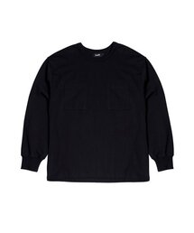 LEFTSEOUL（レフトソウル）の「ツーポケットヘビーコットンロングスリーブ[ブラック]（Tシャツ/カットソー）」