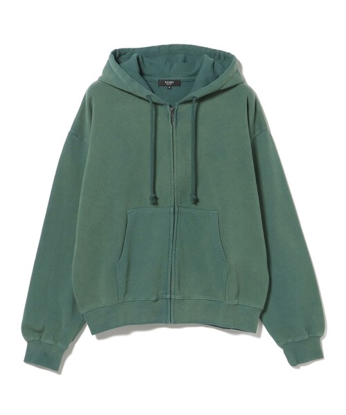 BEAMS HEART(ビームスハート)の「フェード フルジップ パーカー(スウェット・メンズ・レッド/グリーン・MEDIUM/SMALL/LARGE)」の2枚目の写真