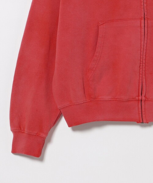 BEAMS HEART(ビームスハート)の「フェード フルジップ パーカー(スウェット・メンズ・レッド/グリーン・MEDIUM/SMALL/LARGE)」の5枚目の写真