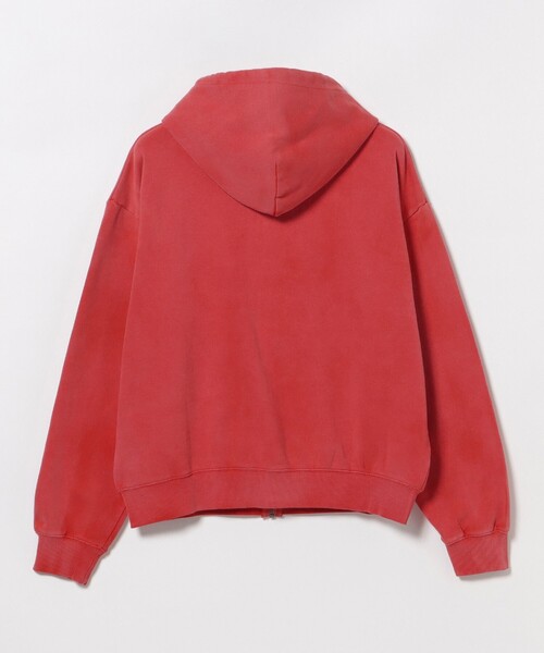 BEAMS HEART(ビームスハート)の「フェード フルジップ パーカー(スウェット・メンズ・レッド/グリーン・MEDIUM/SMALL/LARGE)」の6枚目の写真