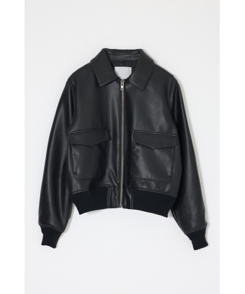 MOUSSY(マウジー)の「【26年AW新作】G-1 ジャケット(ミリタリージャケット・レディース・キャメル/ブラック・2/1)」の4枚目の写真