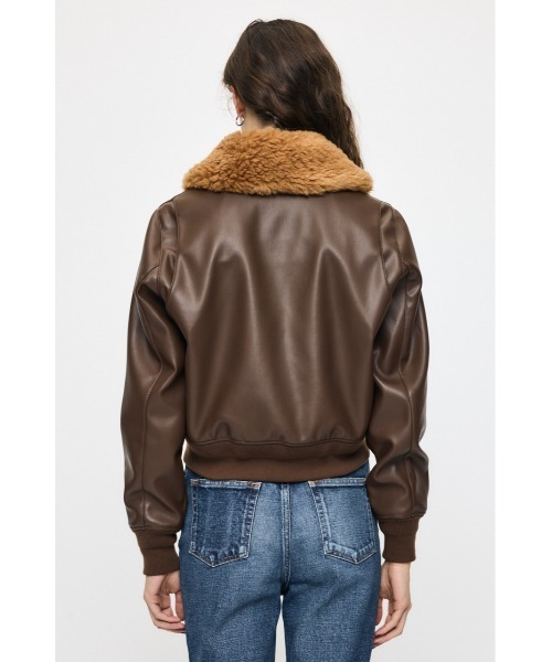 MOUSSY(マウジー)の「【26年AW新作】G-1 ジャケット(ミリタリージャケット・レディース・キャメル/ブラック・2/1)」の10枚目の写真