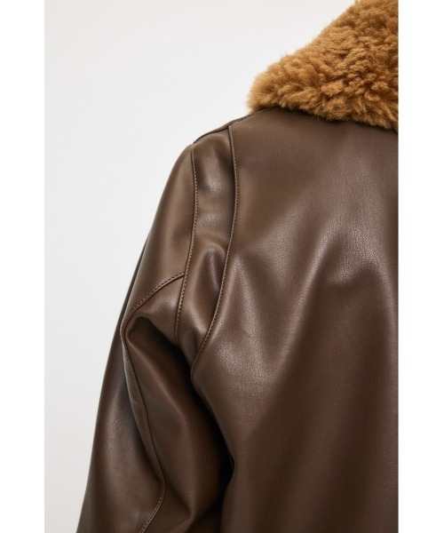 MOUSSY(マウジー)の「【26年AW新作】G-1 ジャケット(ミリタリージャケット・レディース・キャメル/ブラック・2/1)」の14枚目の写真