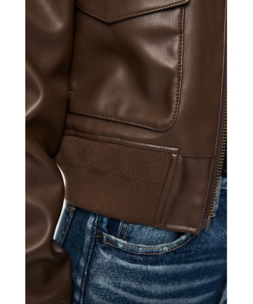 MOUSSY(マウジー)の「【26年AW新作】G-1 ジャケット(ミリタリージャケット・レディース・キャメル/ブラック・2/1)」の17枚目の写真