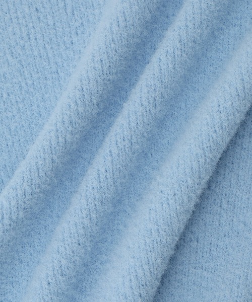 ROPE' PICNIC(ロペピクニック)の「【WEB限定】スフレニット Vネックコンパクトプルオーバー(ニット/セーター・レディース・ダークブラウン/サックスブルー/ピンク/オレンジ/クリーム/キナリ・FREE)」の14枚目の写真