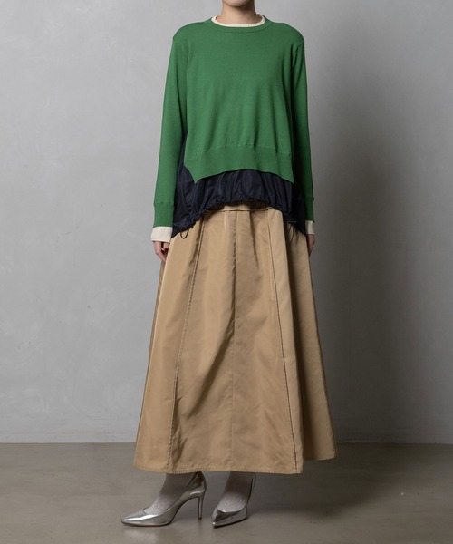 MARECHAL TERRE(マルシャルテル)の「フレアースカート(スカート・レディース・ベージュ/カーキ/ライトグレー/ブラック・MEDIUM)」の21枚目の写真
