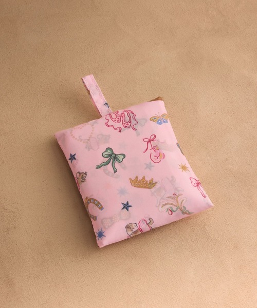 Cath Kidston(キャスキッドソン)の「フォルダウェイ ショッパー Centre stage(エコバッグ/サブバッグ・レディース・ピンク・FREE)」の4枚目の写真