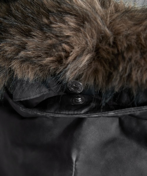 ADRER（アドラー）の「Detachable Fur Hoodie MA-1 / デタッチャブルファーフーディーMA-1（MA-1・メンズ・グレー・S/L/M/XS）」の21枚目の写真