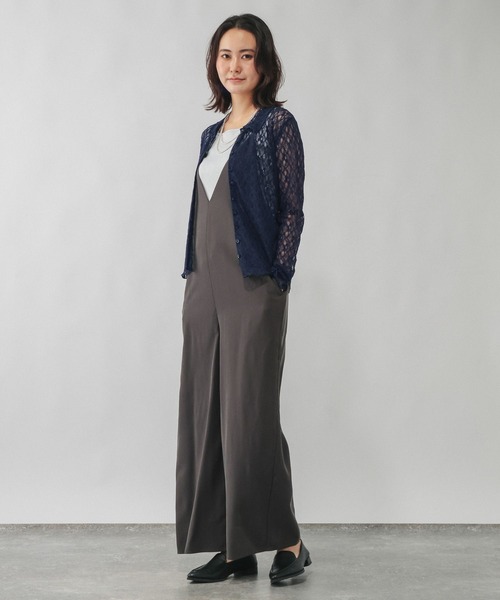 GLOBAL WORK（グローバルワーク）の「ストレッチソウレースポロエリ/1054491（シャツ/ブラウス・レディース・ネイビー/ホワイト系その他3・MEDIUM/LARGE）」の14枚目の写真