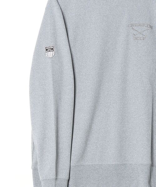 Champion Golf（チャンピオンゴルフ）の「【Champion/チャンピオン】メンズ GOLF ロングスリーブモックネックシャツ（スウェット・メンズ・グリーン/オフホワイト/ブラック/ネイビー/グレー・X-LARGE/LARGE/MEDIUM）」の7枚目の写真