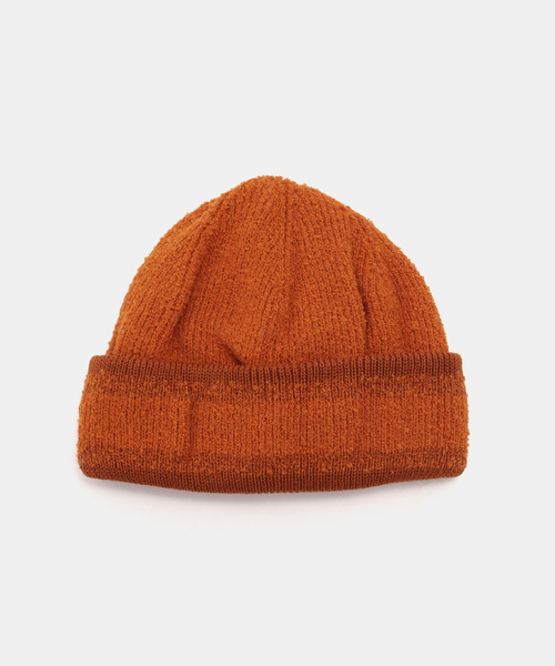 RACAL(ラカル)の「RACAL / ラカル Reversible Short Knit Cap(ニットキャップ/ビーニー・レディース・チャコールグレー/ブラウン/オレンジ・FREE)」の3枚目の写真