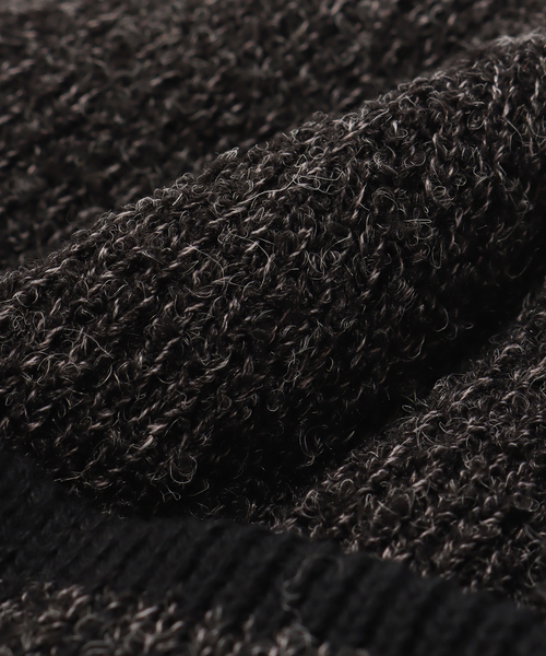 RACAL(ラカル)の「RACAL / ラカル Reversible Short Knit Cap(ニットキャップ/ビーニー・レディース・チャコールグレー/ブラウン/オレンジ・FREE)」の8枚目の写真