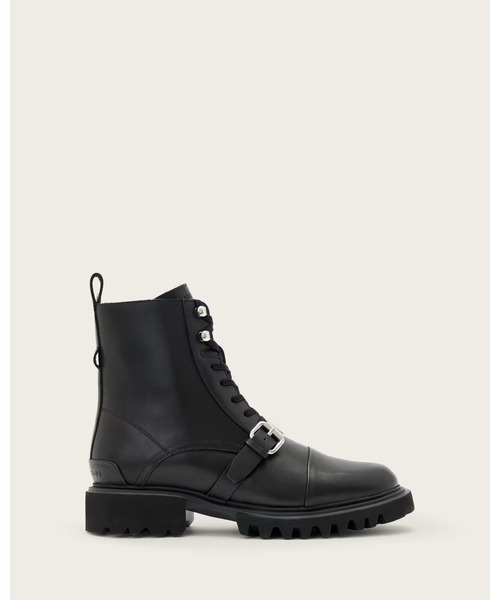 ALLSAINTS(オールセインツ)の「TORI LEATHER BOOTS | TORI レザー ブーツ(ブーツ・レディース・ブラック系その他・UK4/UK5/UK6)」の1枚目の写真