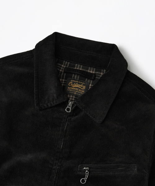OUTSTANDING(アウトスタンディング)の「CORDUROY DRIZZLER JACKET_BLACK(デニムジャケット・メンズ・その他・SMALL/MEDIUM/LARGE)」の3枚目の写真