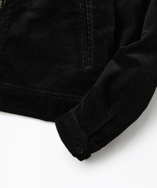 OUTSTANDING(アウトスタンディング)の「CORDUROY DRIZZLER JACKET_BLACK(デニムジャケット・メンズ・その他・SMALL/MEDIUM/LARGE)」の7枚目の写真