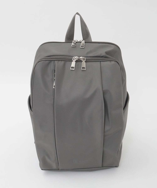 MK MICHEL KLEIN（エムケーミッシェルクラン）の「[15L/撥水/A4収納可]フロントタックデザインコンパクトリュック（バックパック/リュック・レディース・グレー/ダークインディゴブルー/ブラック・00）」の20枚目の写真