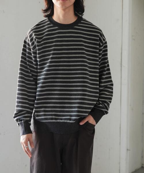 FORK&SPOON（フォークアンドスプーン）の「FORK&SPOON　PROVORONE クルーネックニット（ニット/セーター・メンズ・グレー系その他/ベージュ/レッド/ブルー系その他・4/5）」の7枚目の写真