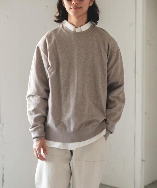 FORK&SPOON（フォークアンドスプーン）の「FORK&SPOON　PROVORONE クルーネックニット（ニット/セーター・メンズ・グレー系その他/ベージュ/レッド/ブルー系その他・4/5）」の17枚目の写真