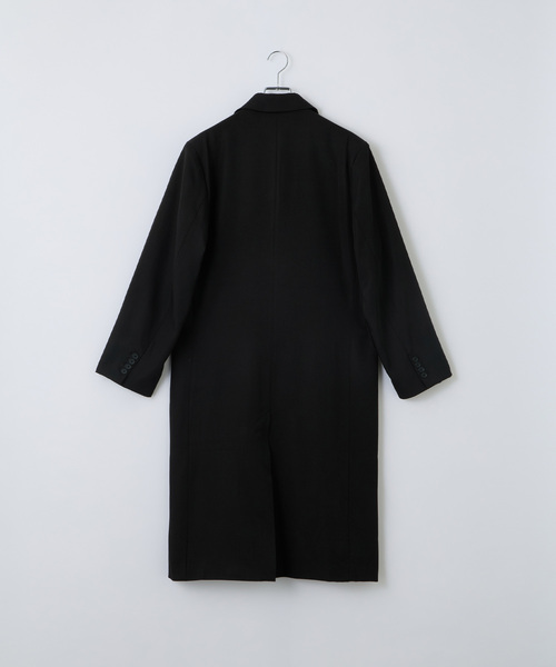 Loose/ルース(ルース)の「ダブルブレストロングチェスターコート(チェスターコート・メンズ・ブラック/チャコールグレー・M/L/S)」の20枚目の写真