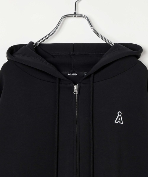 ALAND(エーランド)の「【UNISEX】ALAND/Aロゴダンボールパーカー(パーカー・レディース・グレー/ブラック・FREE)」の6枚目の写真